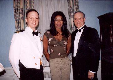 Lt. Thomas D.A. Croci, Natalie Cole, and Thomas D. Croci